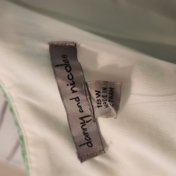 Danny And Nicole Chevron Striped Sleeveless Dress SZ 18W NWT POCKETS! - Picture 8 of 10